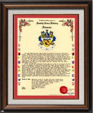 8.75" x 11" HRC Legacy Coat of Arms and History W/Free US S&H