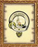 8.75"x11"H&C Clan Badge for Scottish Names Free U.S. S&H