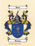 HRC Email Only JPEG, PDF, TIFF, or PNG Digital Image Coat of Arms-Same Day Researched & Authentic1