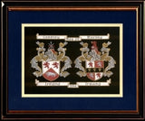 11"x14" H&C Double Embroidered Coat of Arms Free U.S. S&H