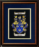 8.75" x 11" Hand Embroidery Coat of Arms W/Free US S&H